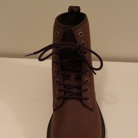 Dr. Martens Men's Awley Brown Leather Lace-Up - Picture 3 of 7